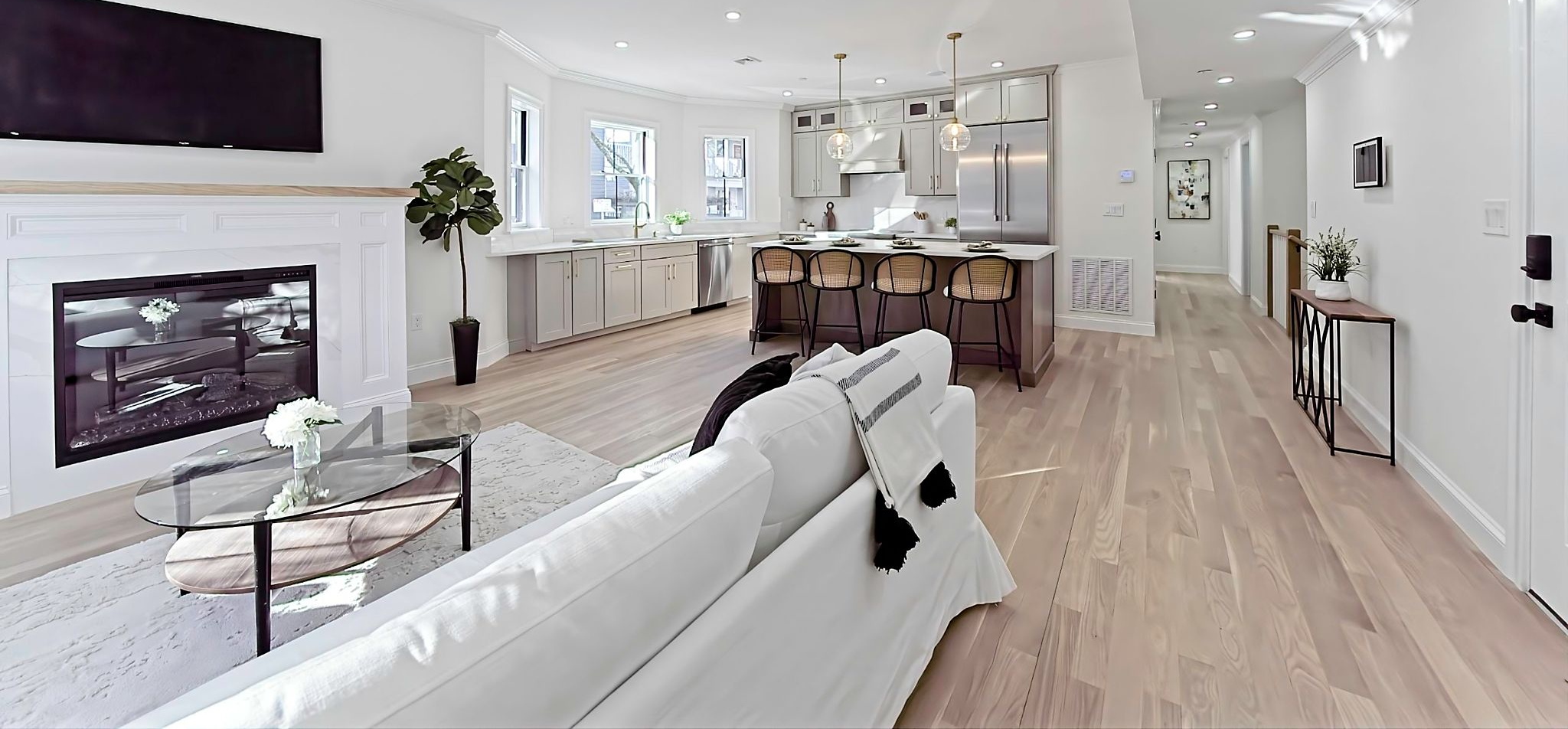 Unit 1 — Living & Kitchen